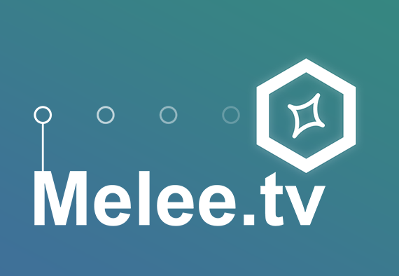 Melee.tv logo.